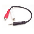 Startech.Com 6in Stereo Audio Cable - 3.5mm Male to 2x RCA Female MUMFRCA